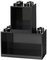 LEGO Set d'étagères en forme de brique BRICK SHELF, noir