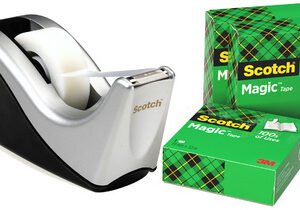 3M Scotch Dévidoir de table C60, garni, promotion, argent