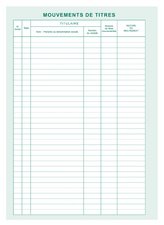 EXACOMPTA Registre légal des actionnaires