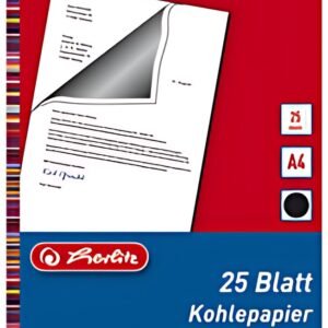herlitz Papier carbone, format A4, contenu: 25 feuilles