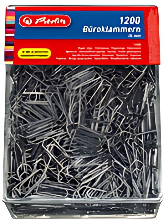 herlitz Trombones, en métal, 26 mm, zingué