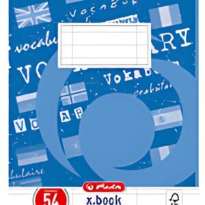 Herlitz Cahier de vocabulaire x.book, A5, 3 colonnes,
