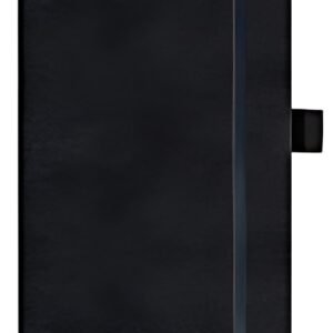 herlitz Carnet my.book classic A5, quadrillé,192 pages, noir