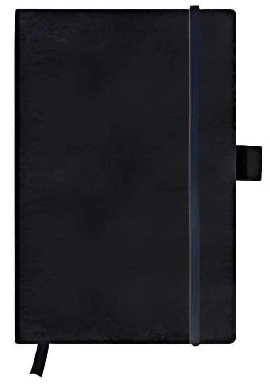 herlitz Carnet my.book classic A5, quadrillé,192 pages, noir