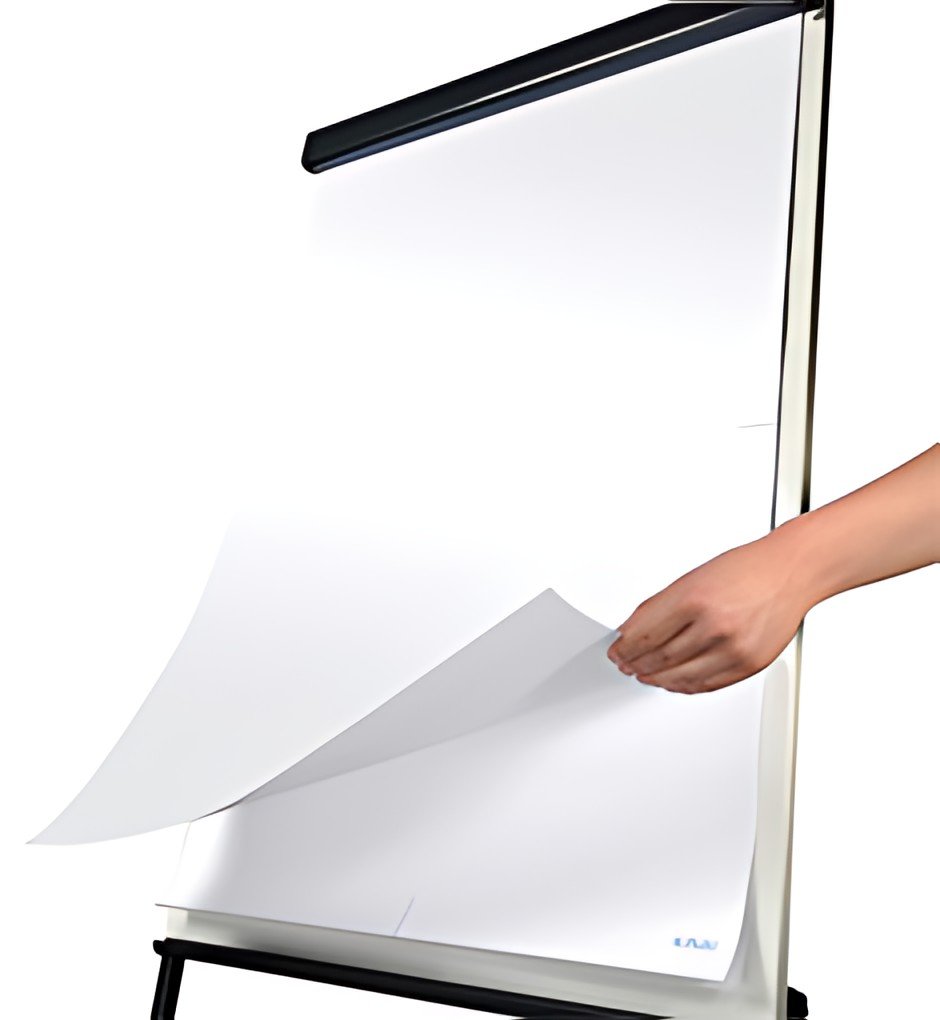 herlitz Bloc de papier pour tableau de conférence, 20