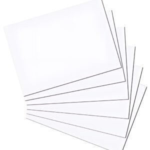 herlitz Fiches bistrol, A4, uni, blanc