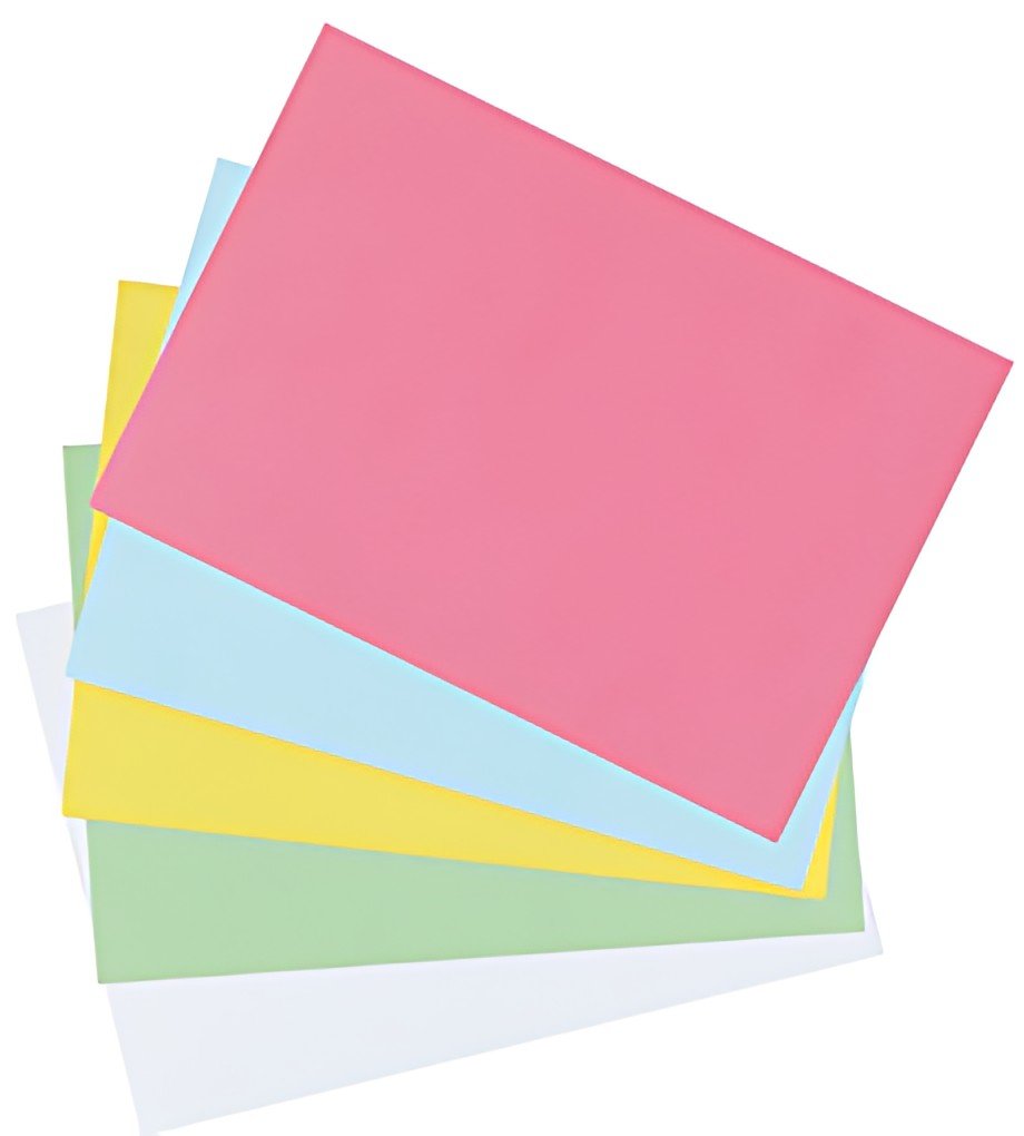 herlitz Fiches bristol, A5, uni, jaune