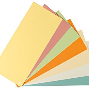 herlitz Intercalaires, pour format A4, carte lustrée, bleu