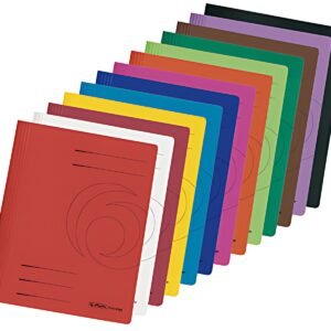 herlitz Chemise à lamelle easyorga, carte lustrée, vert