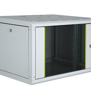 DIGITUS Coffret mural 19" Unique Line, 12 U, gris lumière