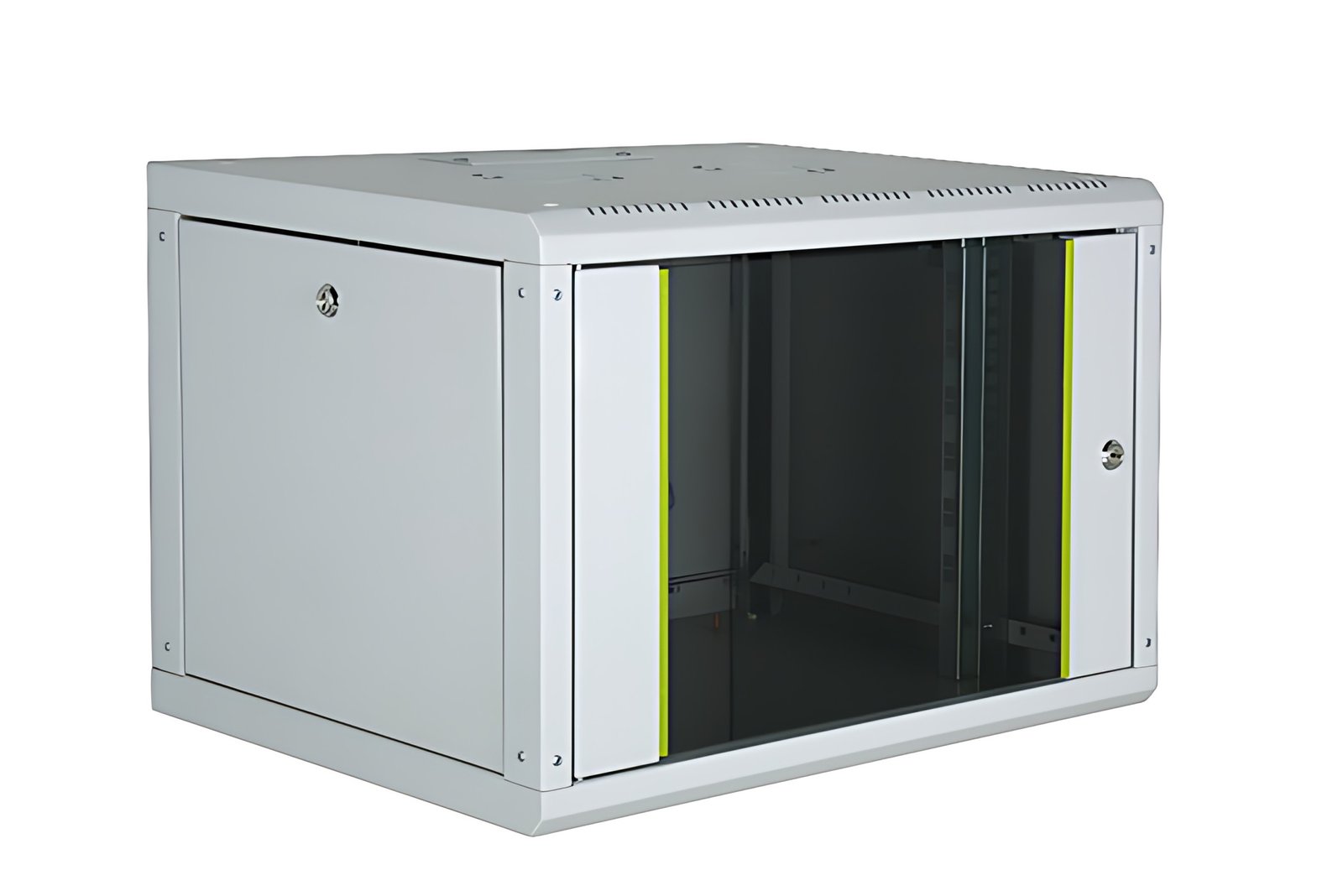 DIGITUS Coffret mural 19" Unique Line, 12 U, gris lumière