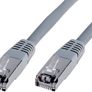 DIGITUS Câble Patch SF/UTP Cross-Over, Cat.5e, 2,0 m, gris