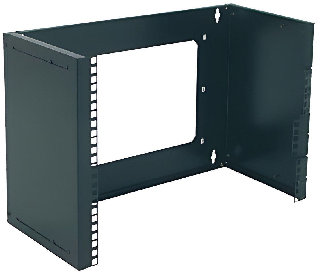 DIGITUS support mural 19" universel,18 U, (RAL 9005), noir