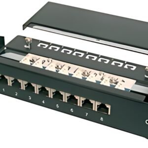 DIGITUS Panneau de brassage 10" cat.6, classe E, 8 x RJ45,