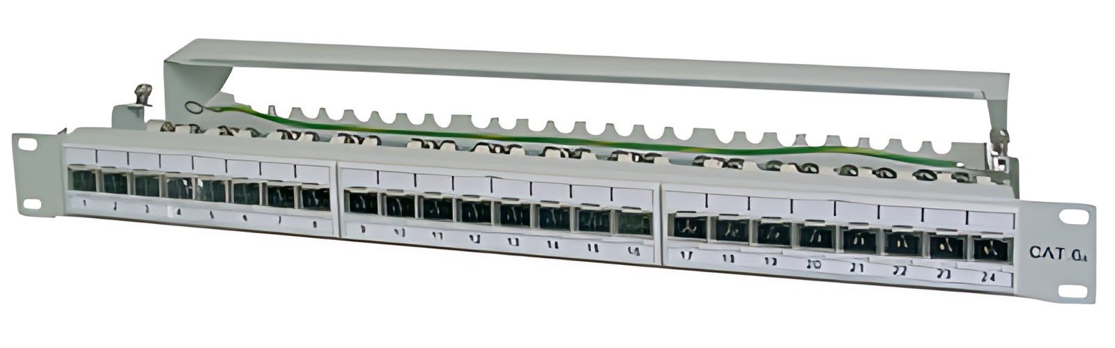 DIGITUS Panneau 19", cat.6A (profond), 25 x ports RJ45, 1 U