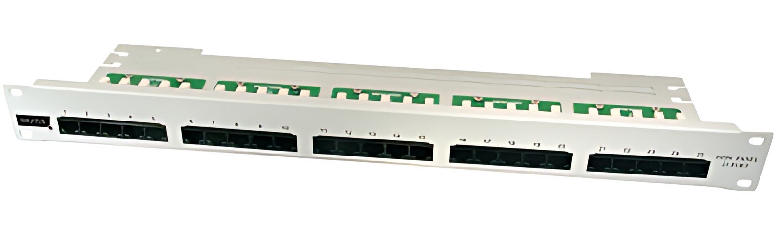 DIGITUS Panneau de brassage RNIS 19", CAT 3, 25 ports RJ45,