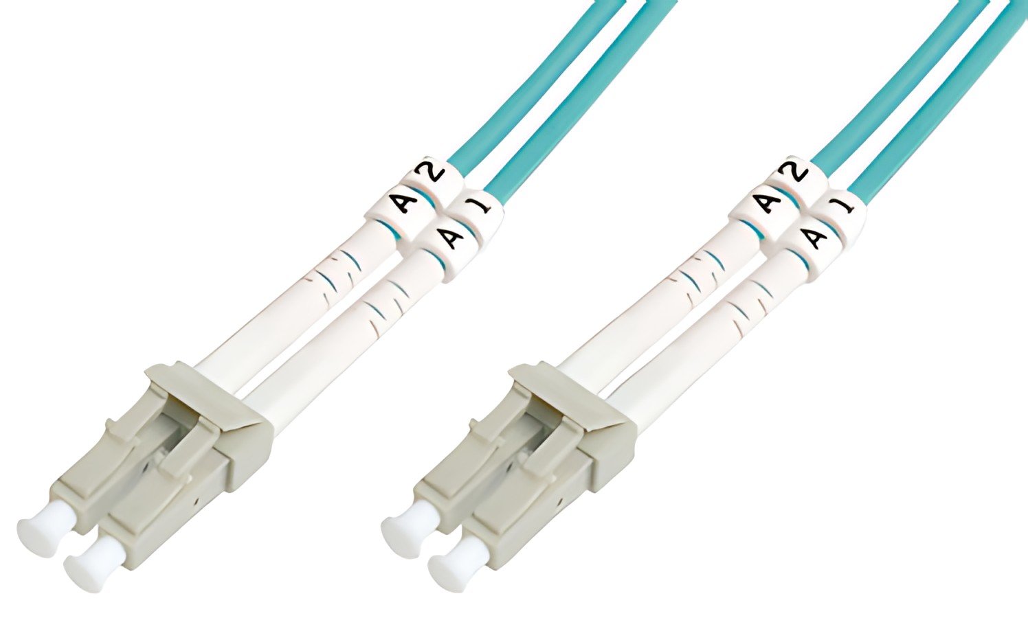 DIGITUS Câble patch à fibres optiques, OM3, fiche LC - fiche