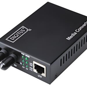 DIGITUS Convertisseur de média Gigabit Ethernet, ST/RJ45,
