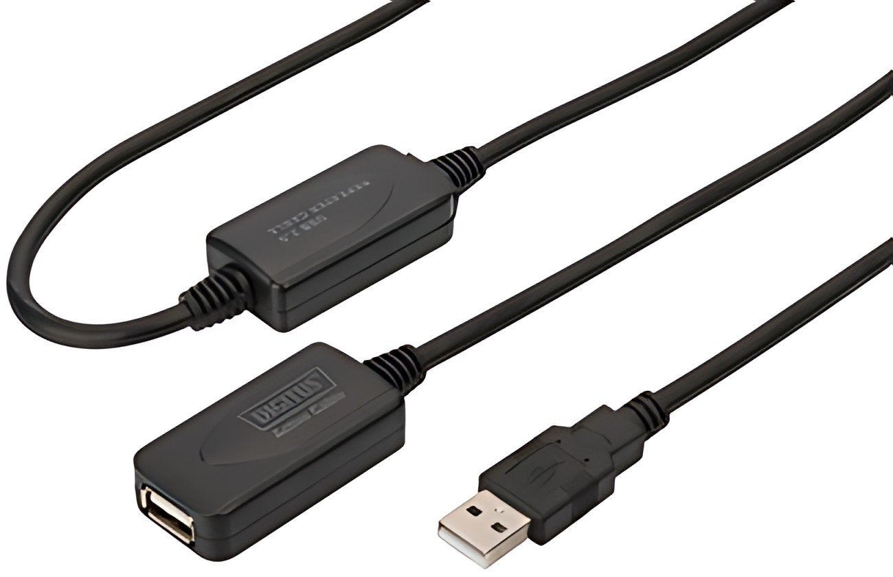 DIGITUS rallonge USB, mâle - femelle, 20,0m, USB-A