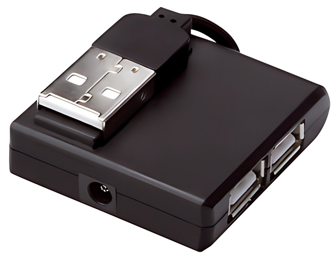 DIGITUS hub USB 2.0, 4 ports, noir