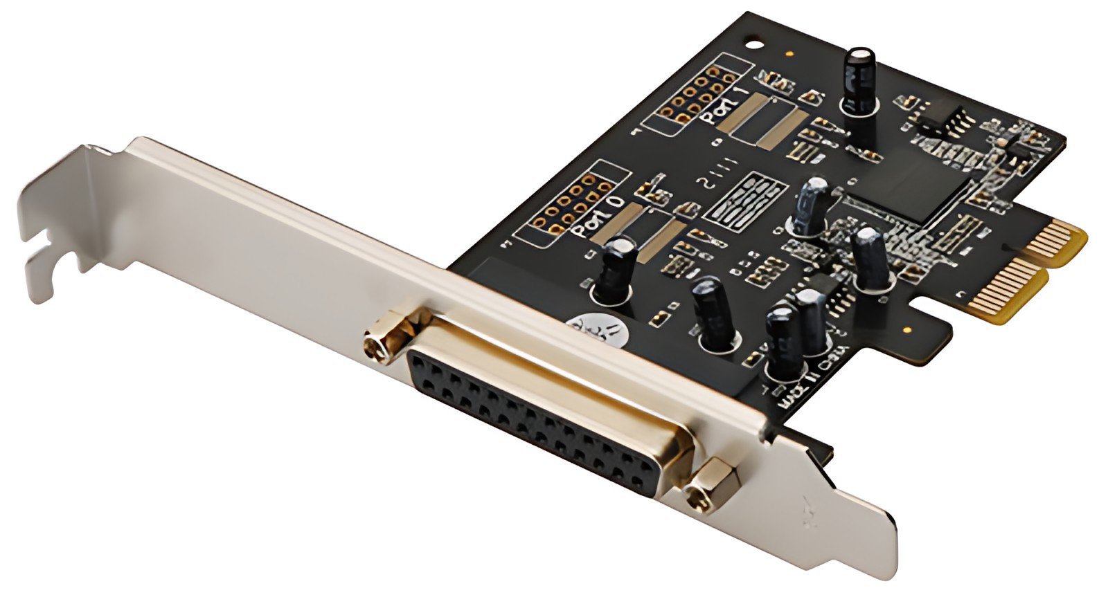 DIGITUS Carte PCI Express parallèle, 1 port + Low Profile