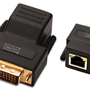 DIGITUS Amplificateur de signal DVI via Cat.5, jusqu'à 70 m