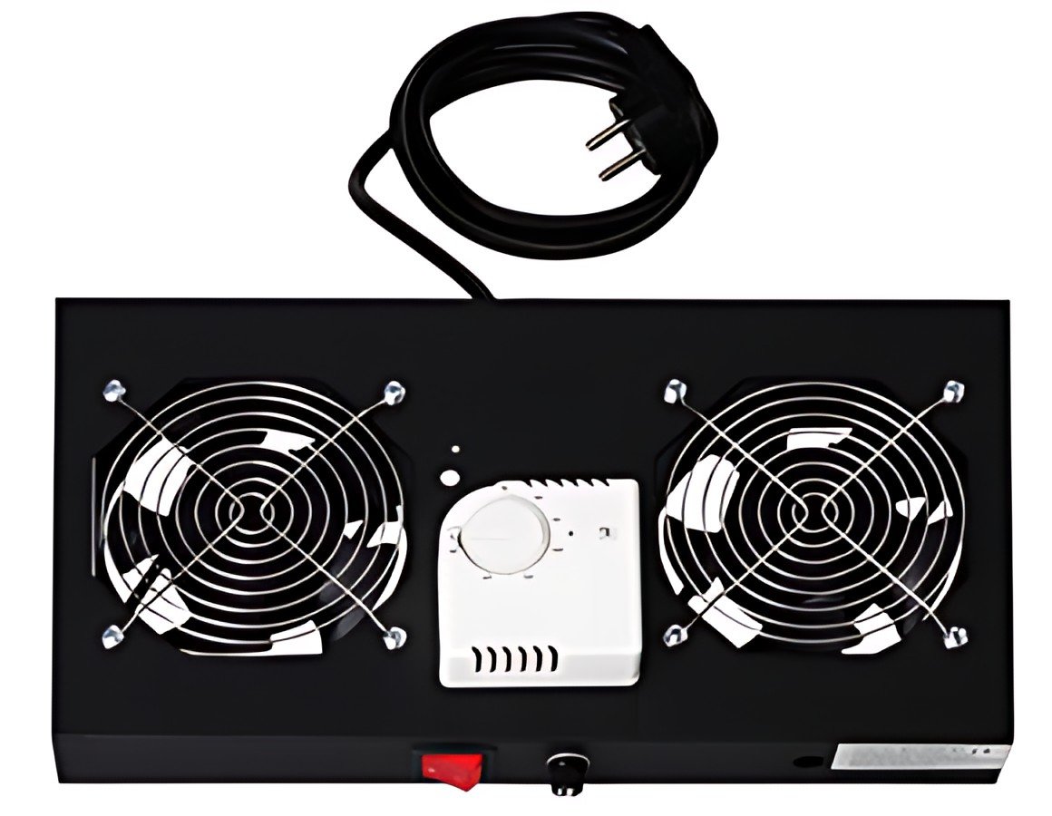 DIGITUS unité de ventilation 19", 1 U, 2 ventilateurs 120 mm