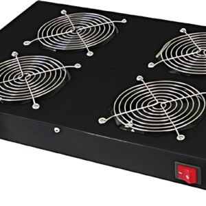 DIGITUS Unité de ventilation 19", 1U, 4x ventilateurs 120mm