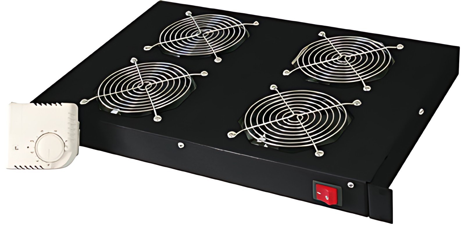 DIGITUS Unité de ventilation 19", 1U, 4x ventilateurs 120mm