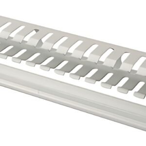 DIGITUS cage de gestion de câble, 1 U, gris clair (RAL 7035)