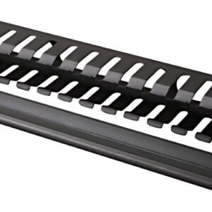DIGITUS cage de gestion de câble, 1U, noir (RAL 9005)