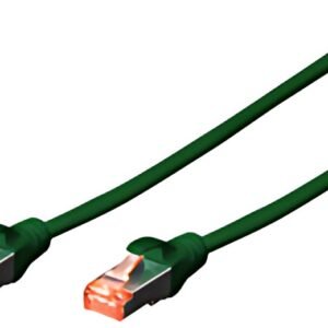 DIGITUS Câble de brassage, Cat. 6, S/FTP, 10,0 m, vert