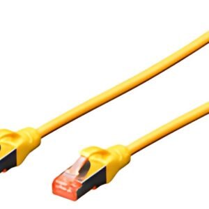 DIGITUS Câble de brassage, Cat. 6, S/FTP, 3,0 m, jaune