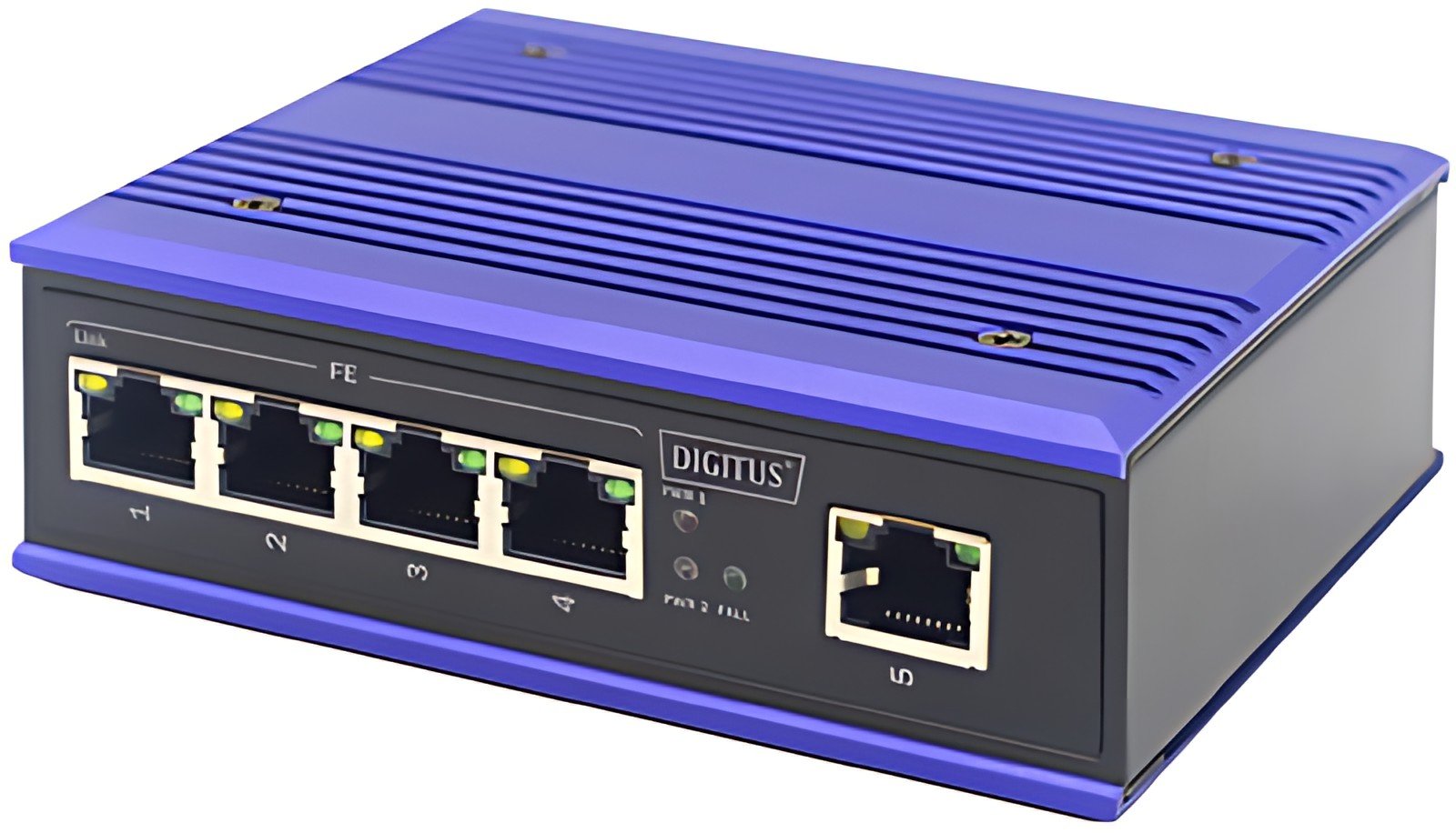 DIGITUS Commutateur industriel Fast Ethernet, 5 ports