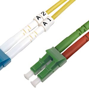 DIGITUS Câble de brassage à fibre optique, LC-Duplex (APC) -