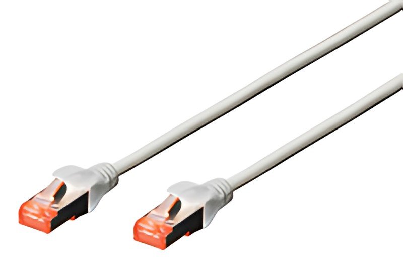 DIGITUS Câble de brassage, Cat. 6, S/FTP, 1,5 m, gris