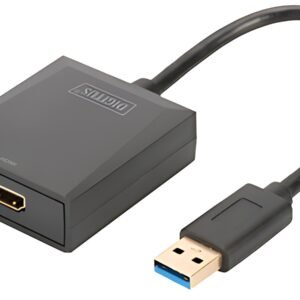DIGITUS Adpatateur vidéo USB 3.0 - HDMI, noir