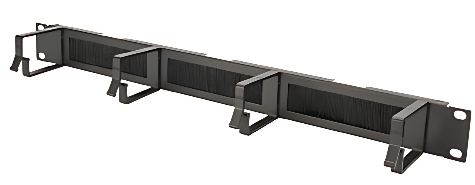 DIGITUS Panneau guide-câble 19", 4 étriers guide-câble