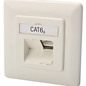 DIGITUS Boîte de connexion cat 6.A (profond), 2 x RJ45,