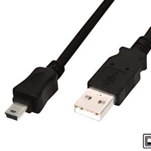 DIGITUS mini câble USB 2.0, USB-A - mini USB-B de 5 broches,