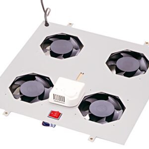 DIGITUS Unité de ventilation de toit,4 ventilateurs,gris clr