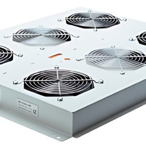DIGITUS Unité de ventilation, 4 ventilateurs, gris clair