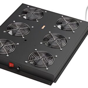 DIGITUS unité de ventilation, 6 ventilateurs,(RAL9005), noir