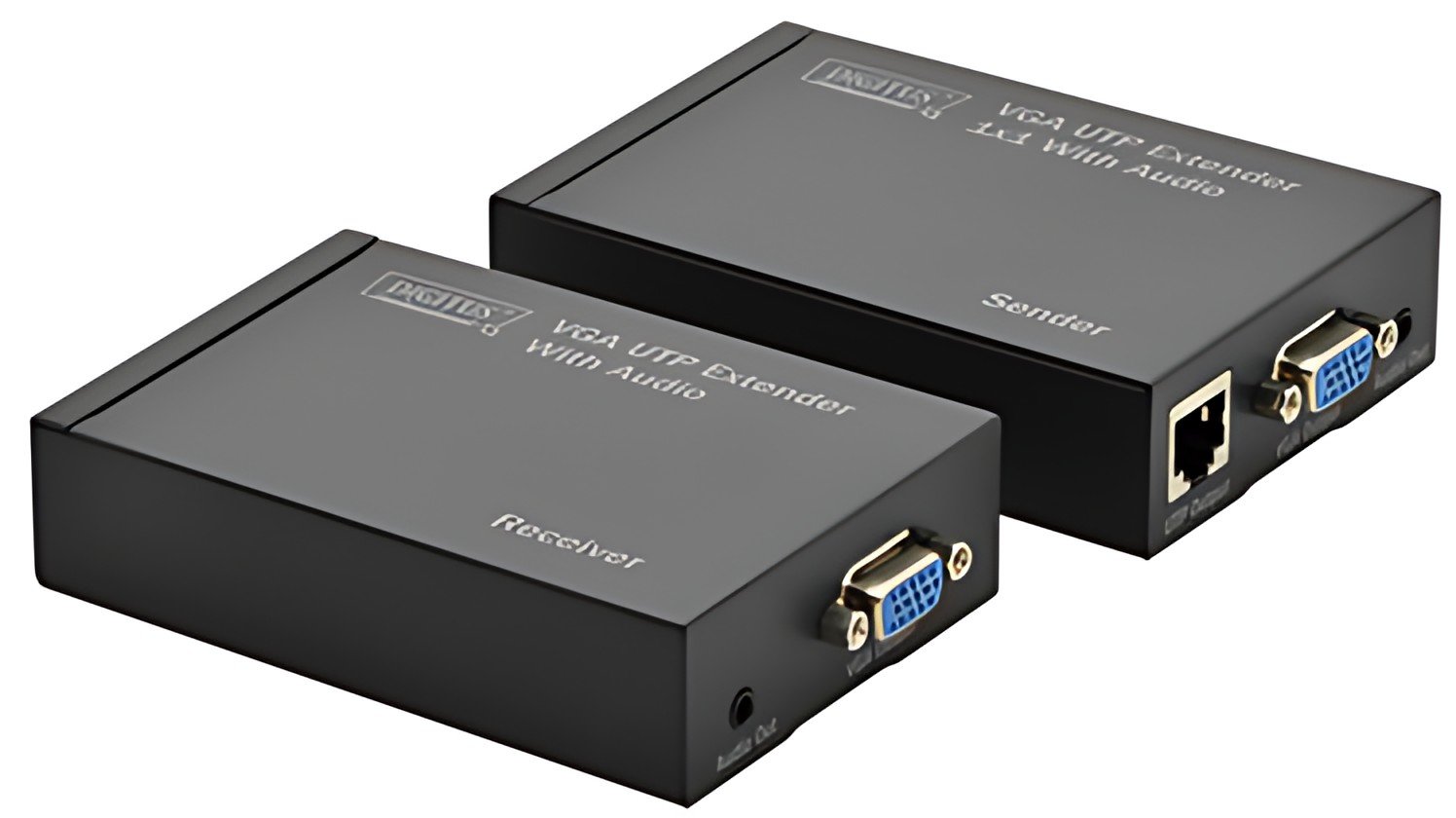 DIGITUS kit extenseur VGA-UTP via cat.5, portée: 300 m,