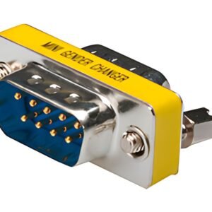 DIGITUS Mini changeur de genre, 9 broches Sub-D, mâles