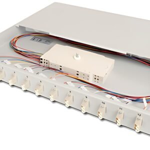 DIGITUS Boîte d'épissure 19" à fibres optiques, OM4, équipée