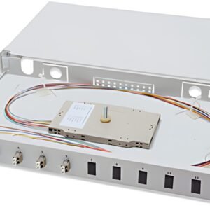 DIGITUS Boîte d'épissure 19" à fibres optiques, OM4, équipée