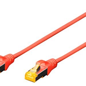 DIGITUS Câble de brassage Cat.6A, S/FTP, 3,0 m, rouge