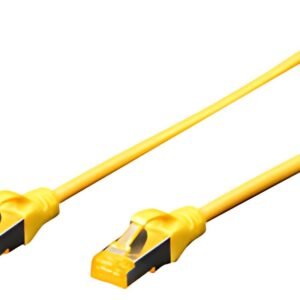 DIGITUS Câble de brassage Cat.6A, S/FTP, 5,0 m, jaune