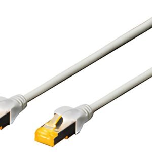 DIGITUS Câble de brassage Cat.6A, S/FTP, 30,0 m, gris